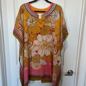 Trina Turk Theodora Dress Kaftan Sz M/L